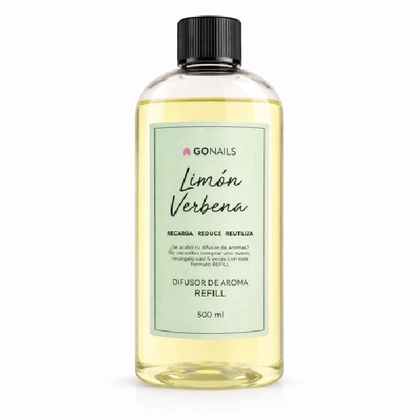 Foto Principal Refill Difusor de Aromas Go Nails - Limón Verbena 500 ml